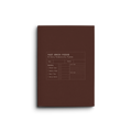 Fast Brain Daily Productivity Planner- Single Notebook: Burgundy Wine