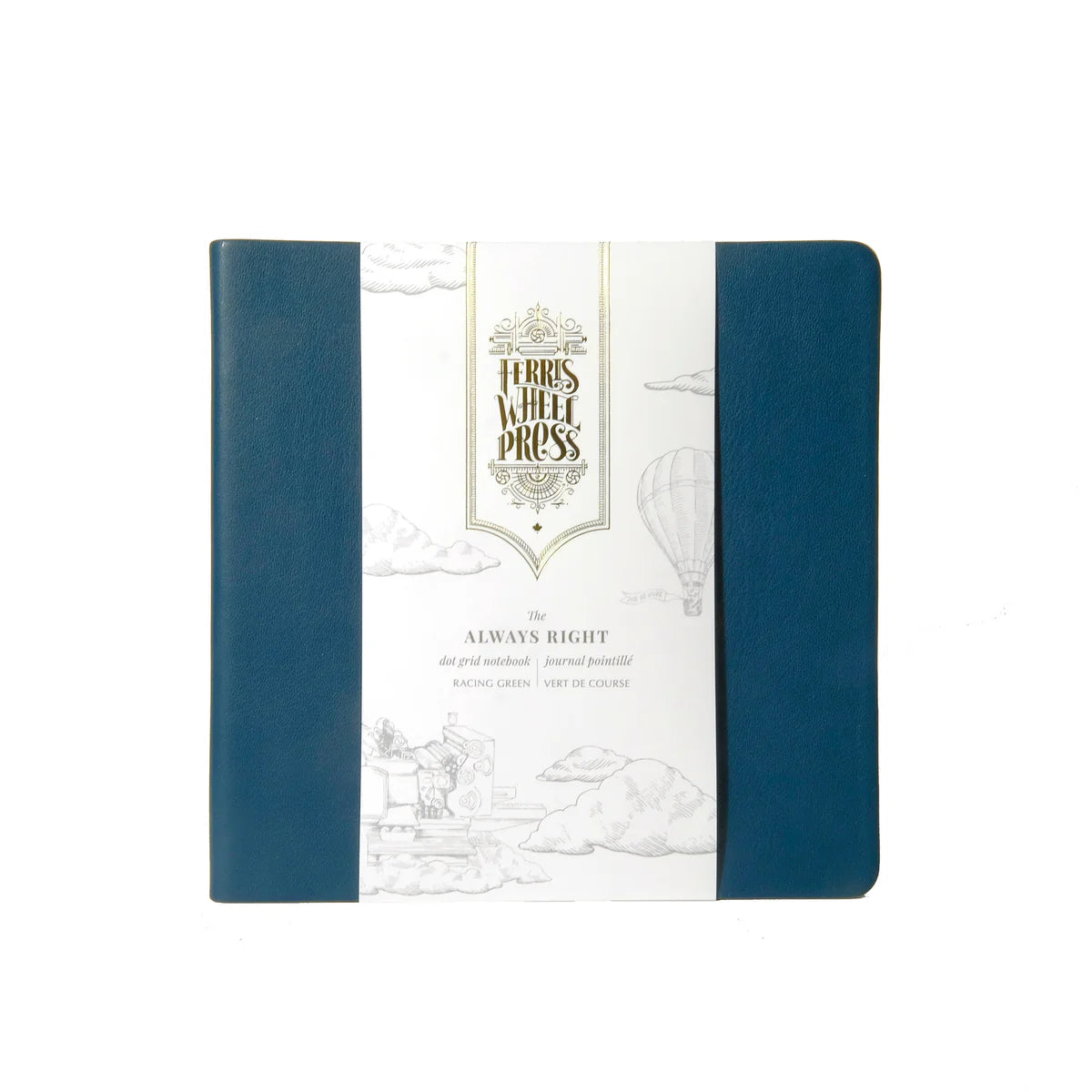 Ferris Wheel Press | The Always Right Wide Dotted Notebook – Racing Green