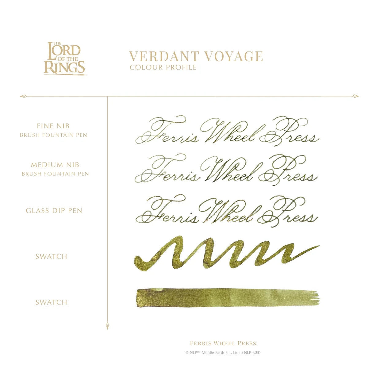 Ferris Wheel Press | Lord of the Rings Ringbearer Ink Set