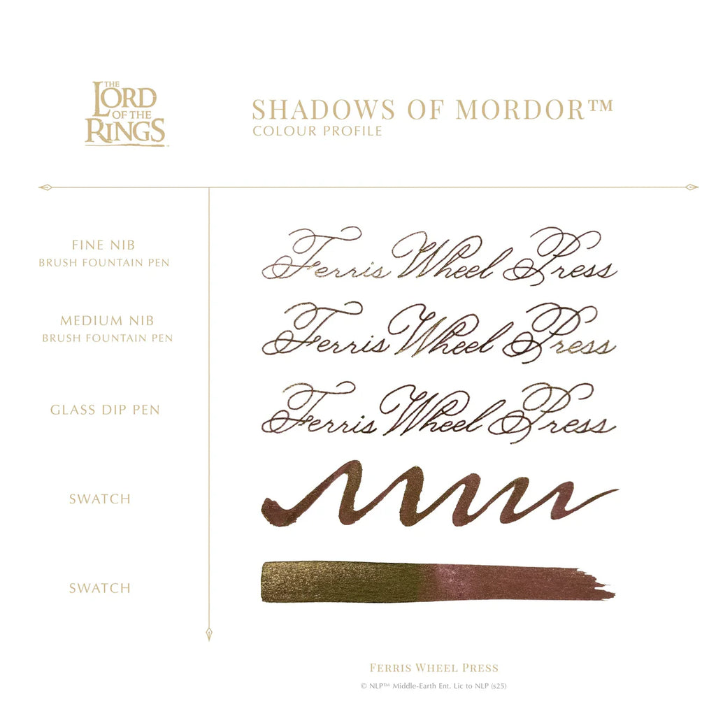 Ferris Wheel Press | Lord of the Rings Sauron Ink Set