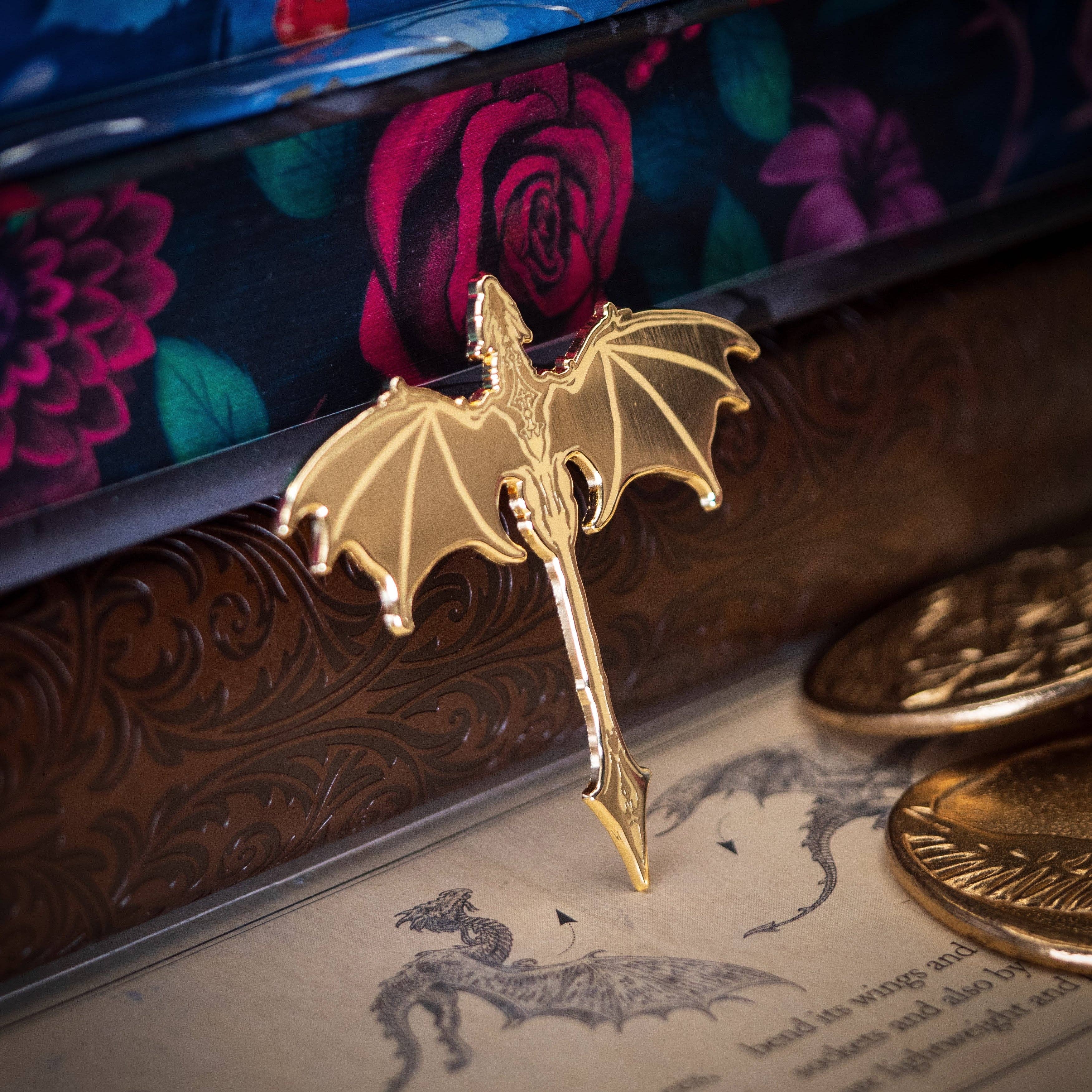 Gilded Golden Dragon | Hard Enamel Pin
