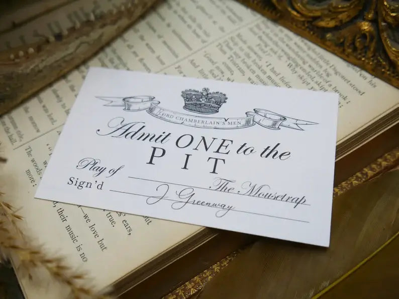 William Shakespeare's Hamlet Debossed Bookmark