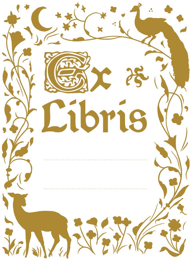 Midnight Forest Bookplates –  10 pack