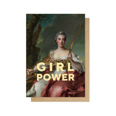 Girl Power Greeting Card