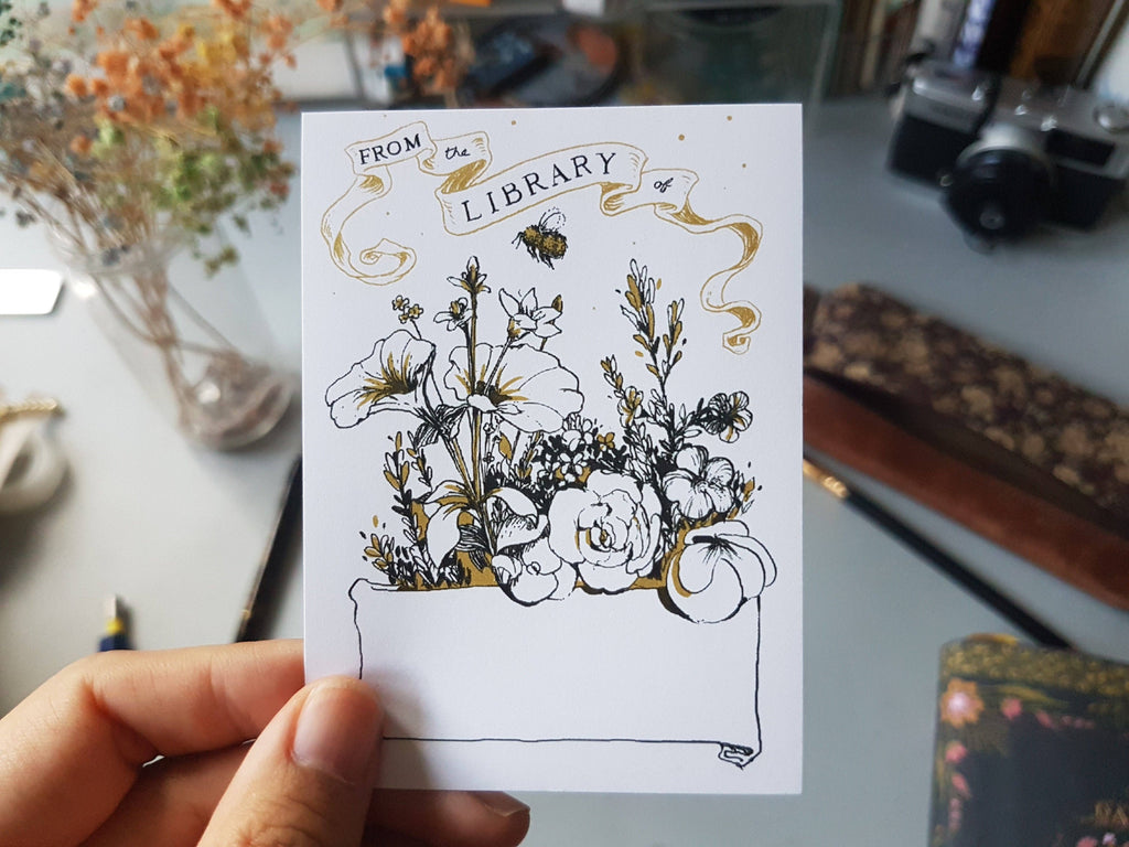 English Garden Bookplates - 10 pack