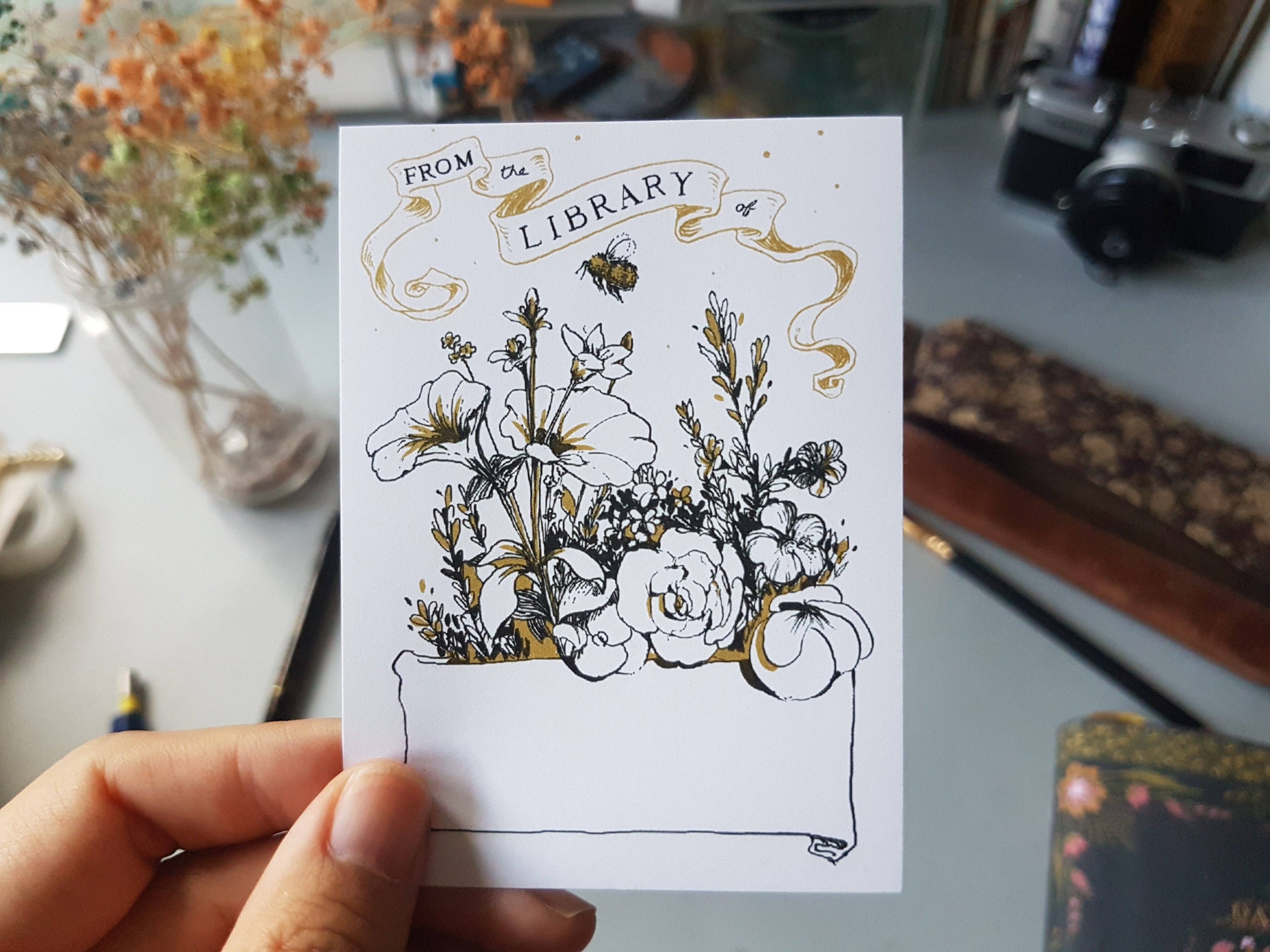 English Garden Bookplates - 10 pack