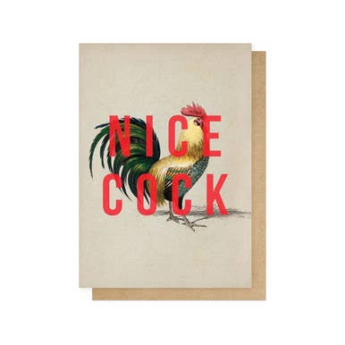 Nice Cock Greeting Card