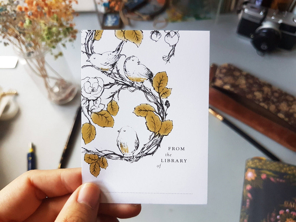 Bird Bookplates - 10 pack