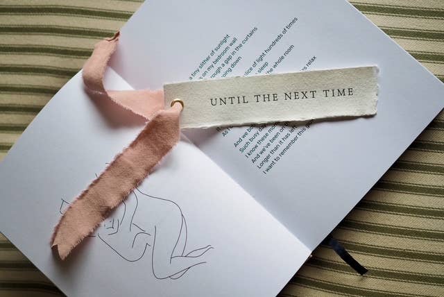 Until The Next Time | Letterpress Bookmark