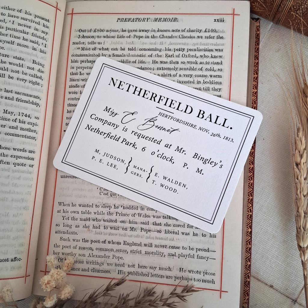 Jane Austen's Pride and Prejudice Bookmark