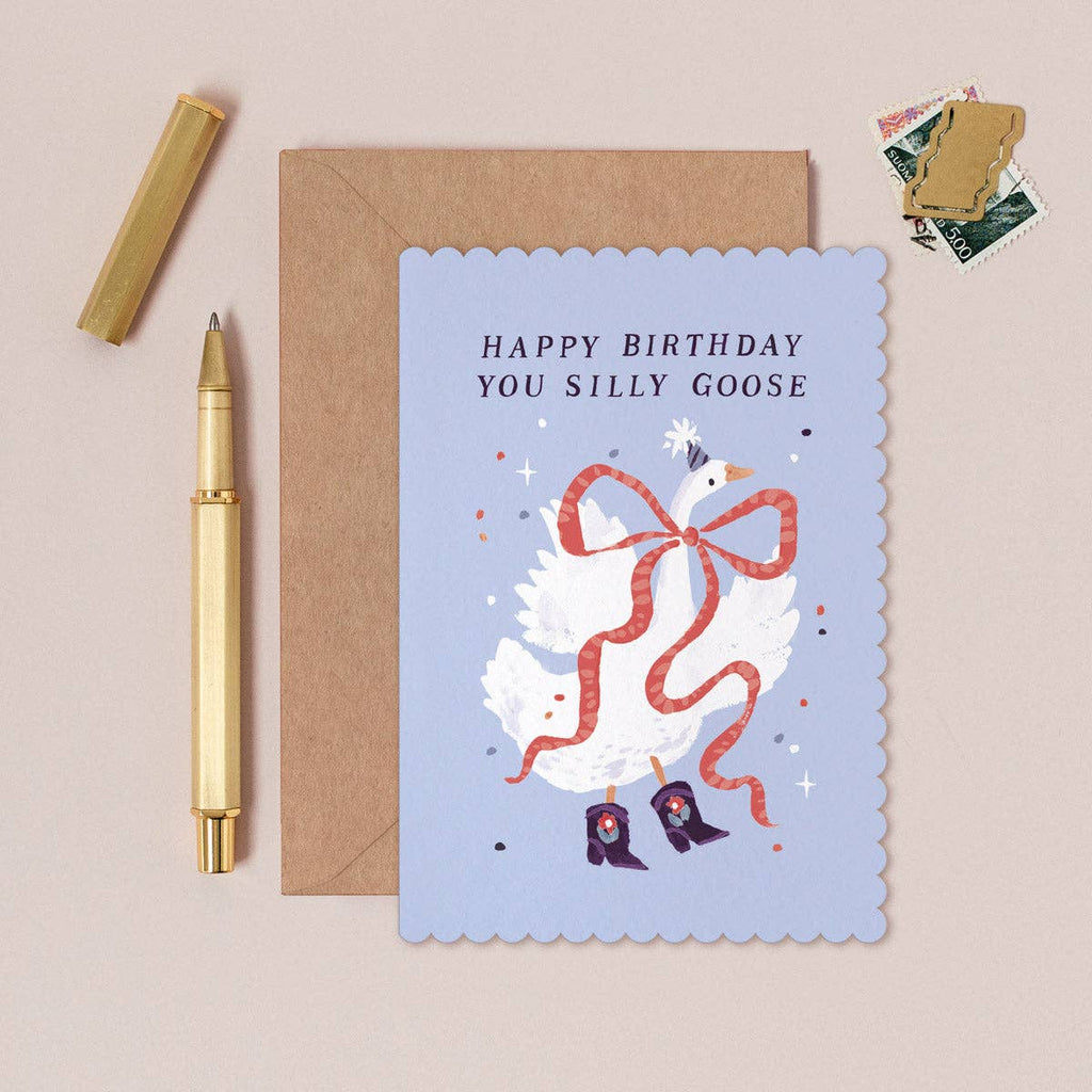 Silly Goose Birthday Card