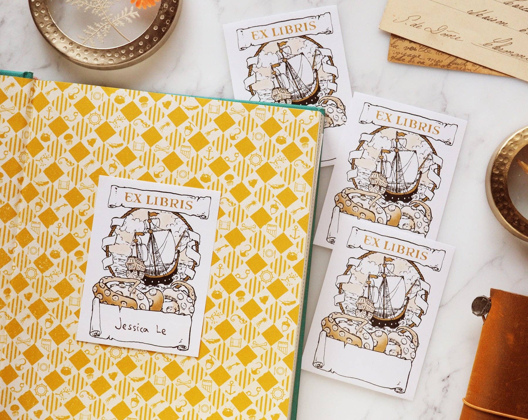 Crossing the Seas Bookplates – 10 pack