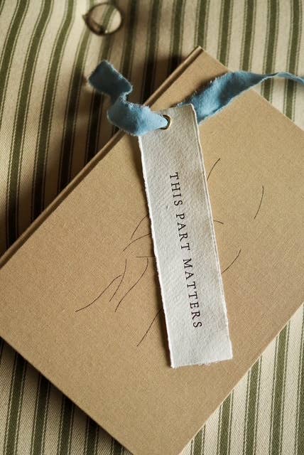 This Part Matters | Letterpress Bookmark
