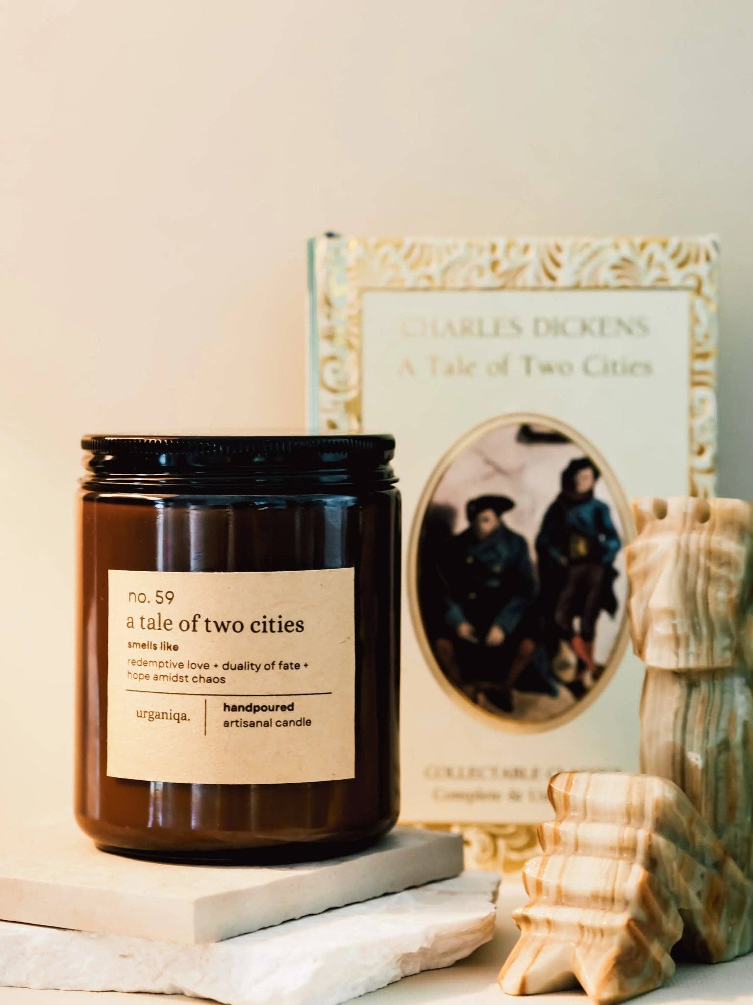 A Tale of Two Cities Literary Soy Candle | Nobela Collection