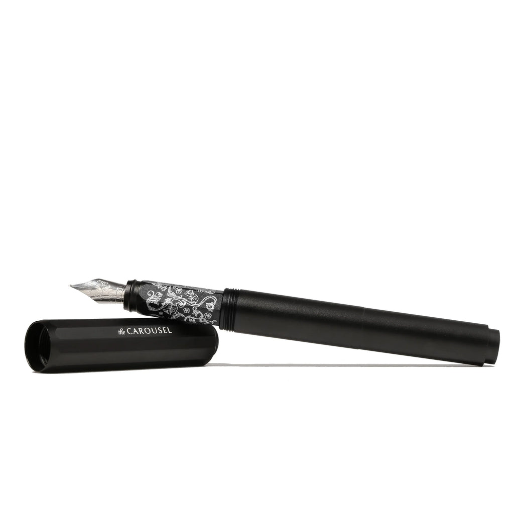Ferris Wheel Press | Aluminum Carousel Fountain Pen – Bearrington Black
