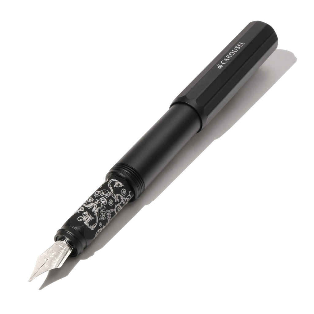 Ferris Wheel Press | Aluminum Carousel Fountain Pen – Bearrington Black