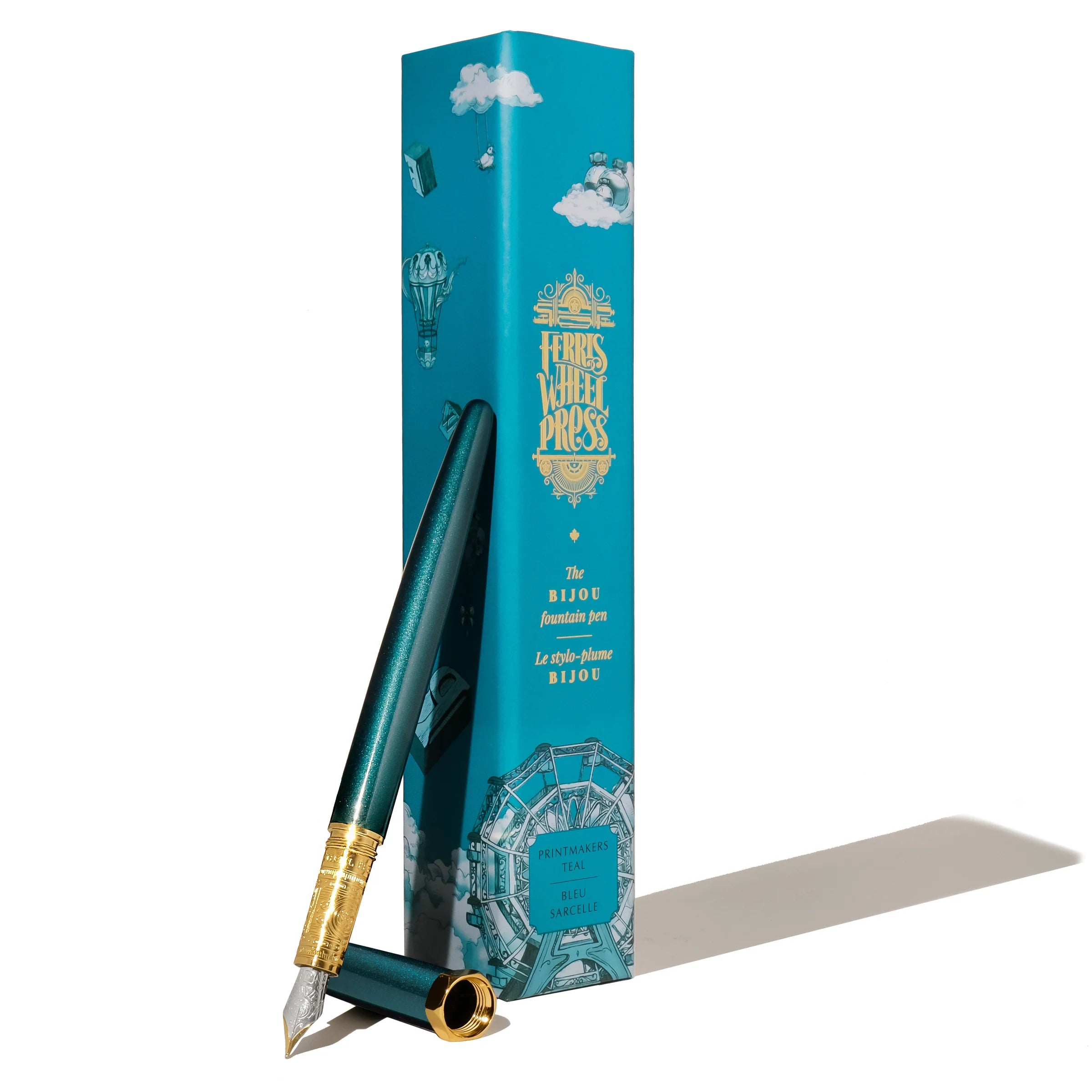Ferris Wheel Press | The Bijou Fountain Pen – Printmaker's Teal