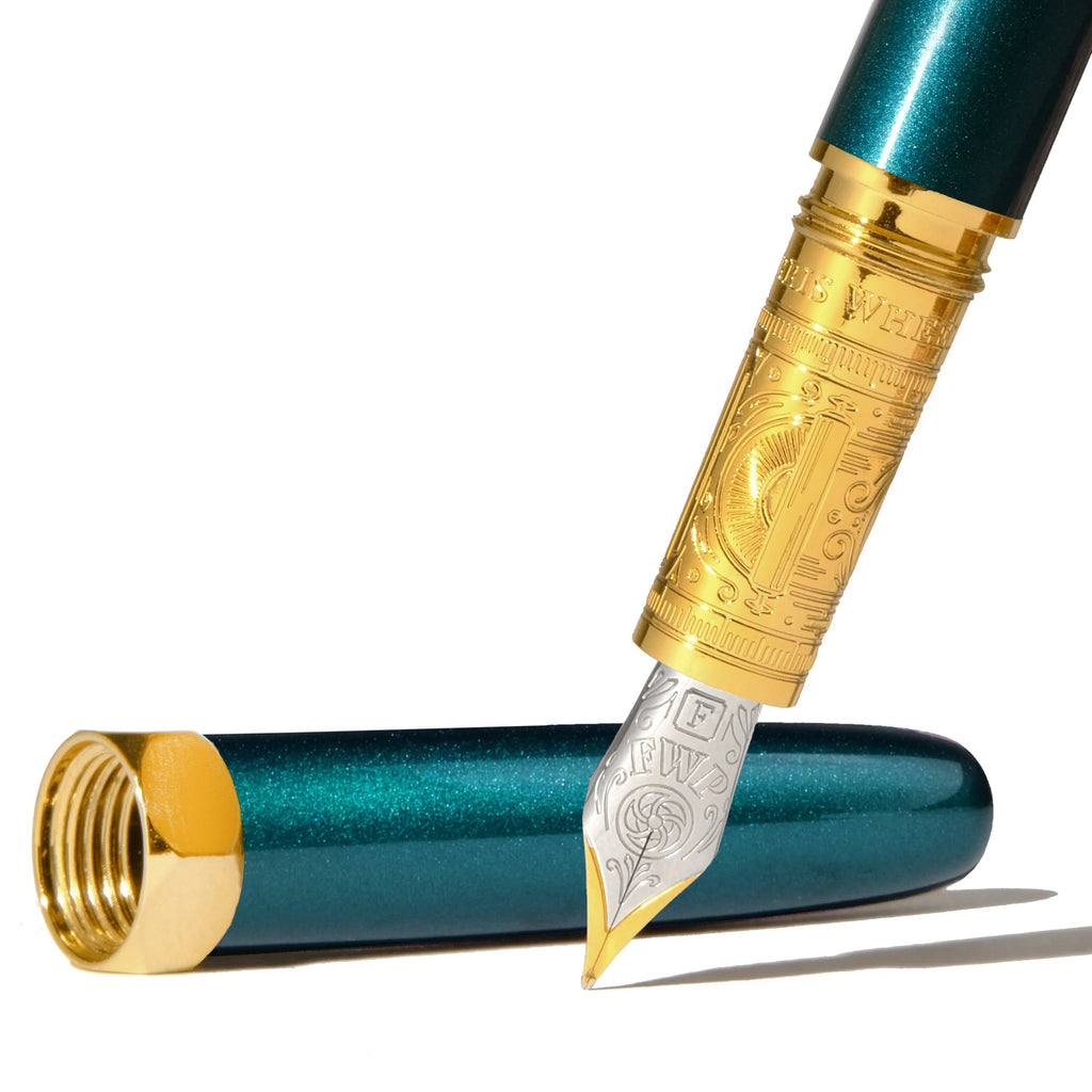 Ferris Wheel Press | The Bijou Fountain Pen – Printmaker's Teal