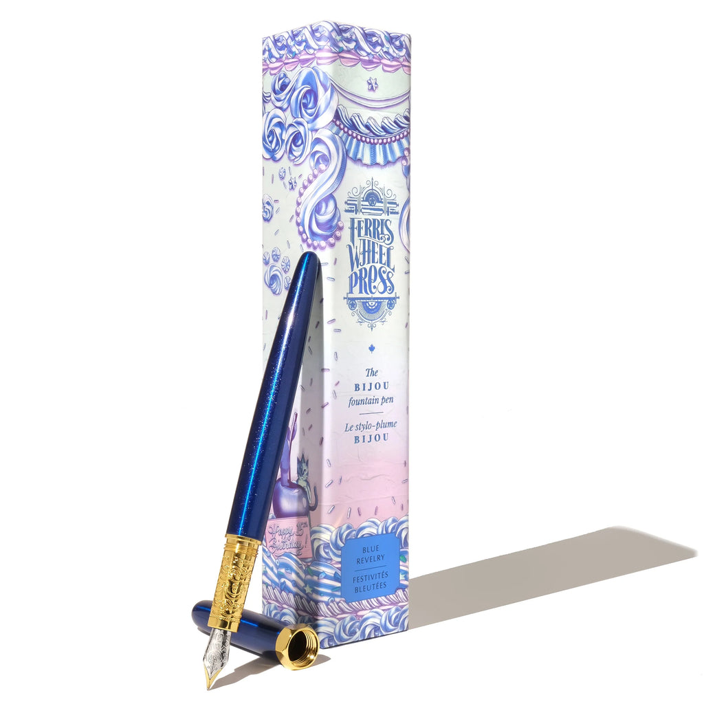 Ferris Wheel Press | Limited Edition | The Bijou Fountain Pen – Blue Revelry