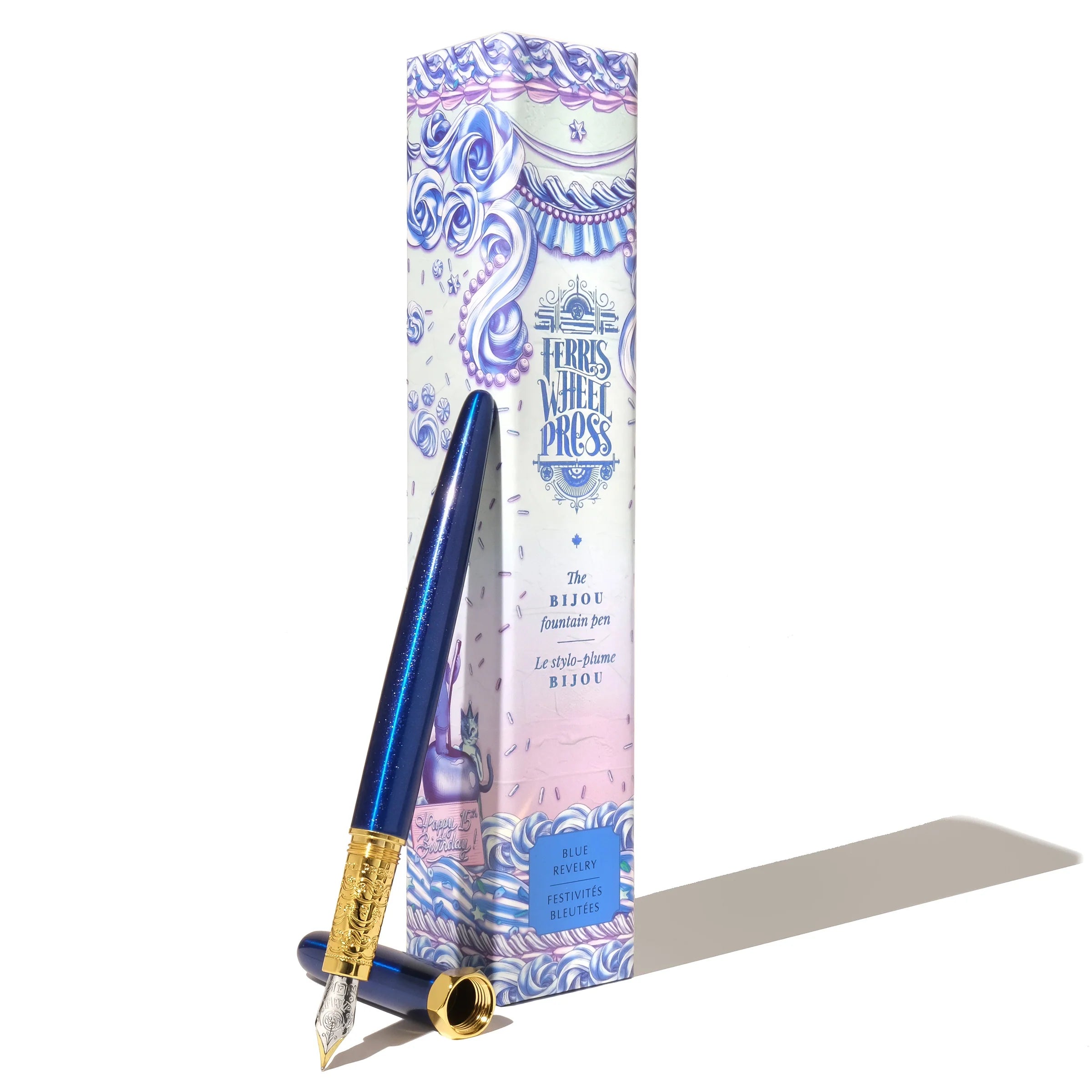 Ferris Wheel Press | Limited Edition | The Bijou Fountain Pen – Blue Revelry