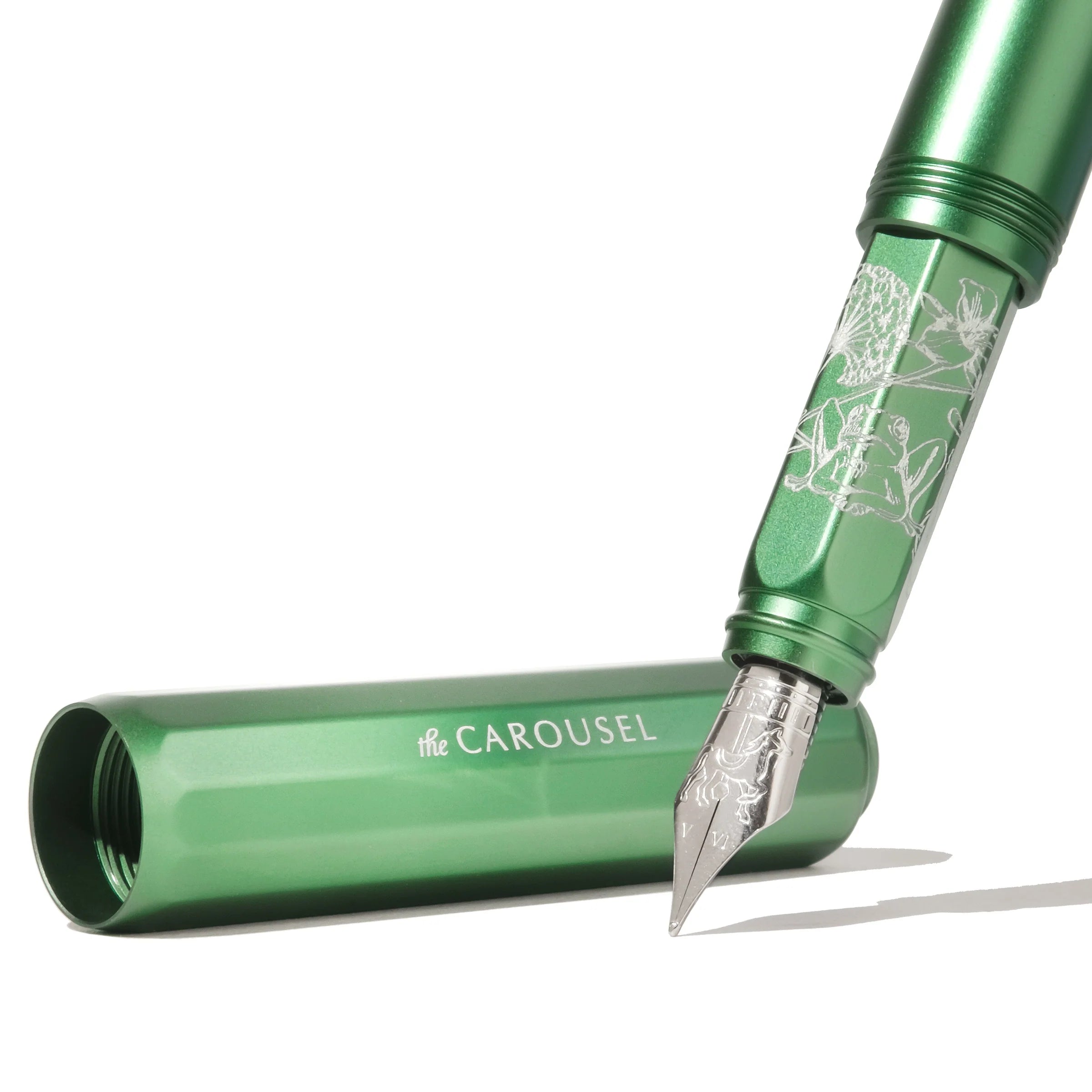 Ferris Wheel Press | Aluminum Carousel Fountain Pen – Book of Botany