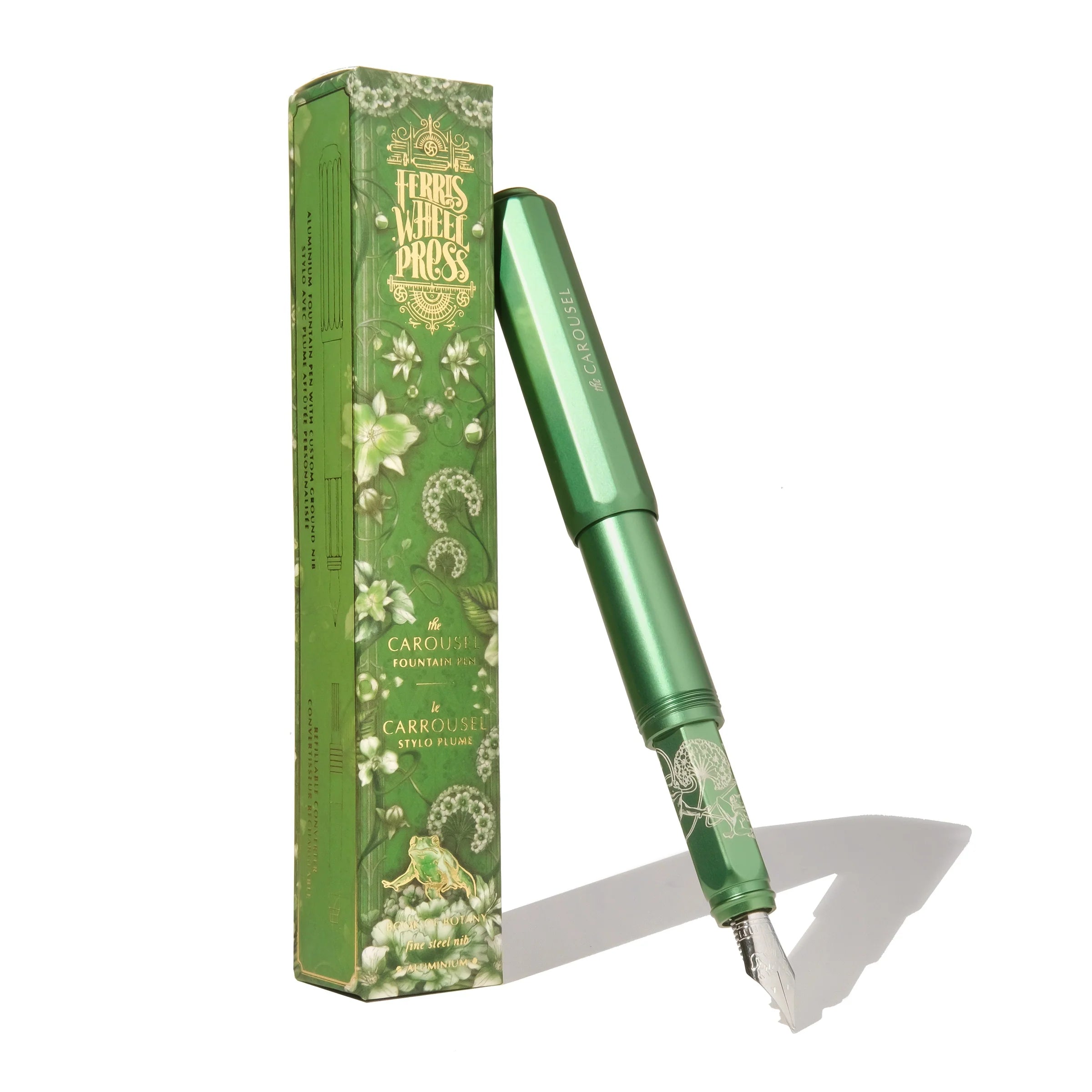 Ferris Wheel Press | Aluminum Carousel Fountain Pen – Book of Botany