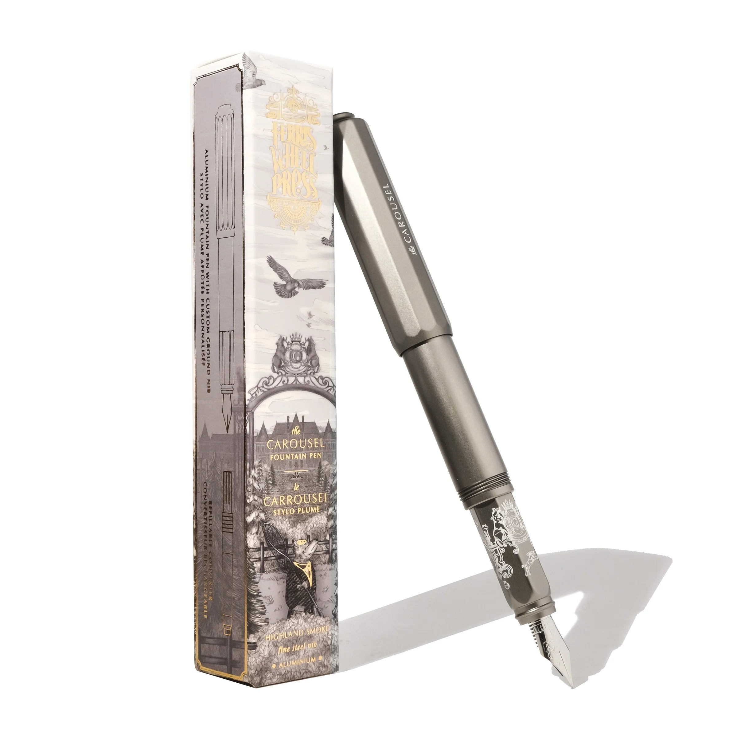 Ferris Wheel Press | Aluminum Carousel Fountain Pen – Highland Smoke
