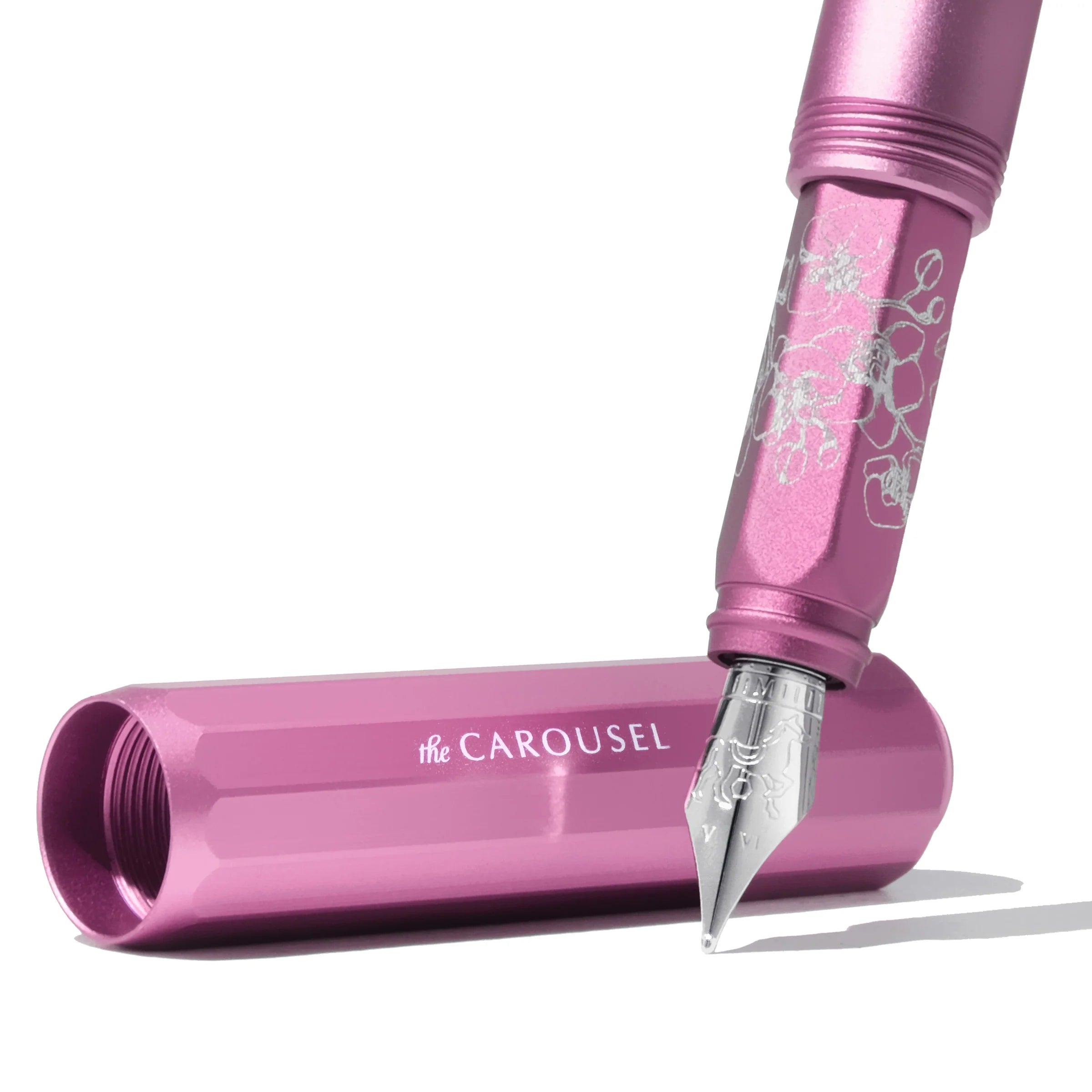 Ferris Wheel Press | Aluminum Carousel Fountain Pen – Serpentine Blooms