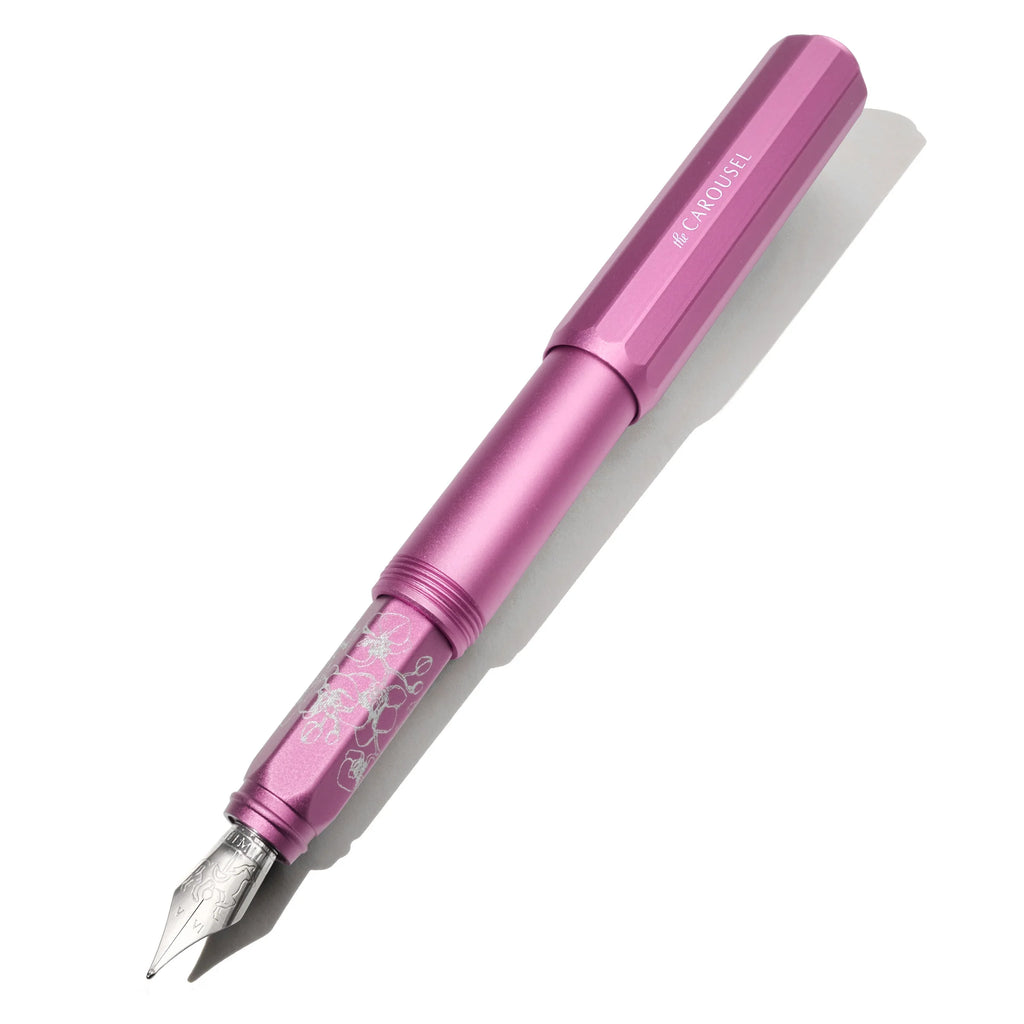 Ferris Wheel Press | Aluminum Carousel Fountain Pen – Serpentine Blooms