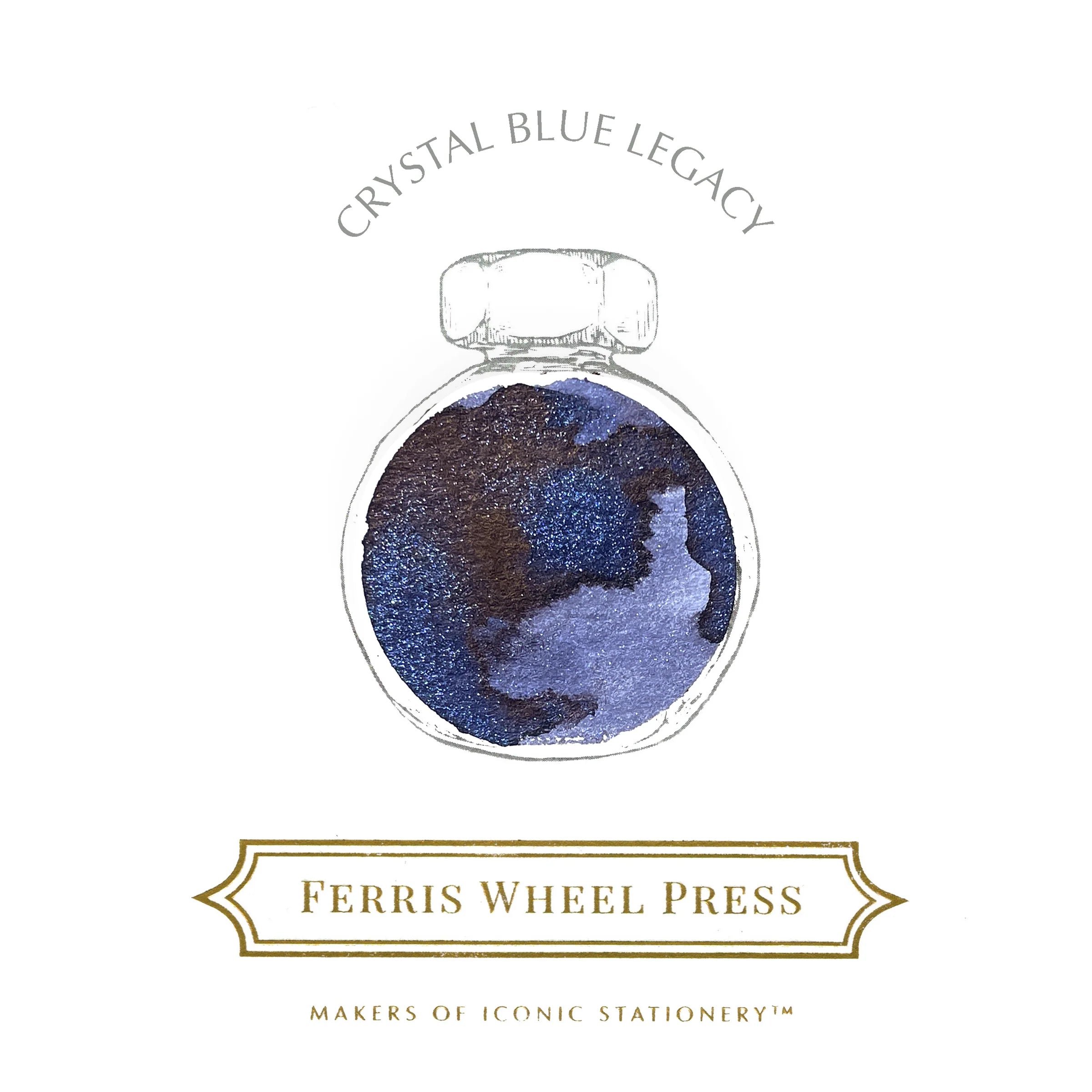 Ferris Wheel Press | Crystal Blue Legacy Ink 38ml