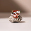 Proud to be Māori Enamel Badge Pin