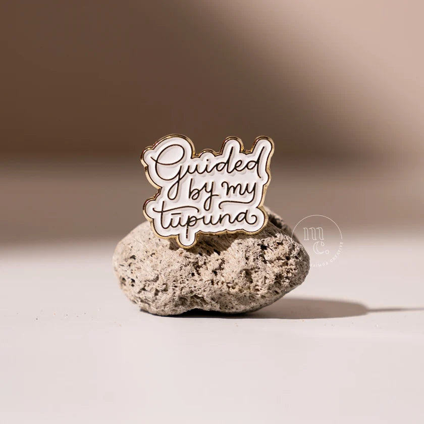 Guided by My Tūpuna Enamel Badge Pin