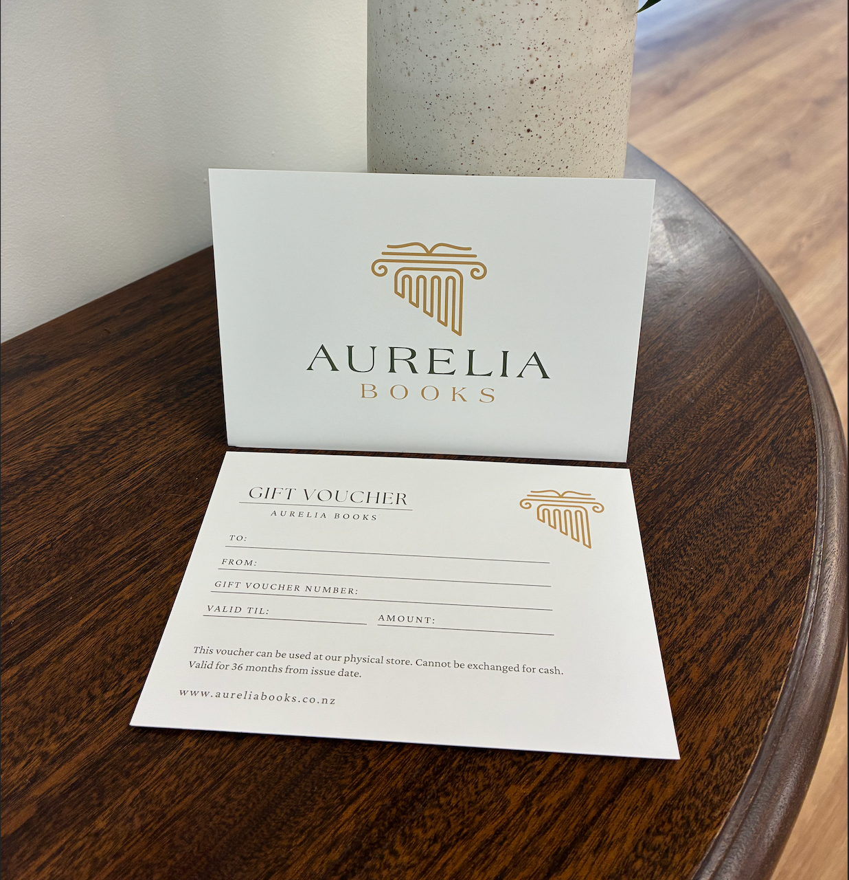 Aurelia Books Gift Voucher – Physical