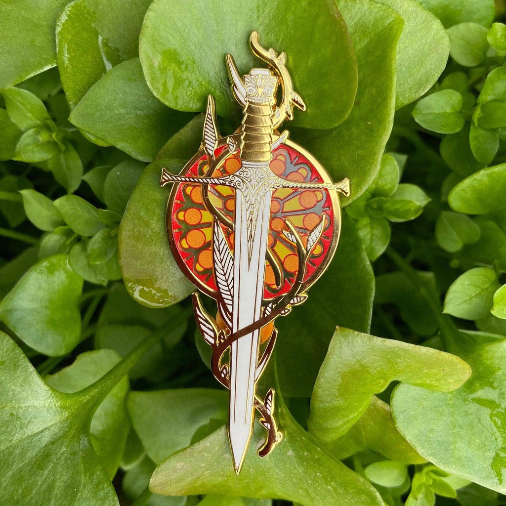 Stained Glass Dagger | Enamel Pin