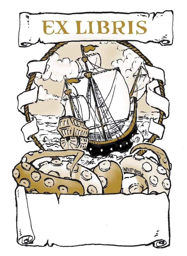 Crossing the Seas Bookplates – 10 pack