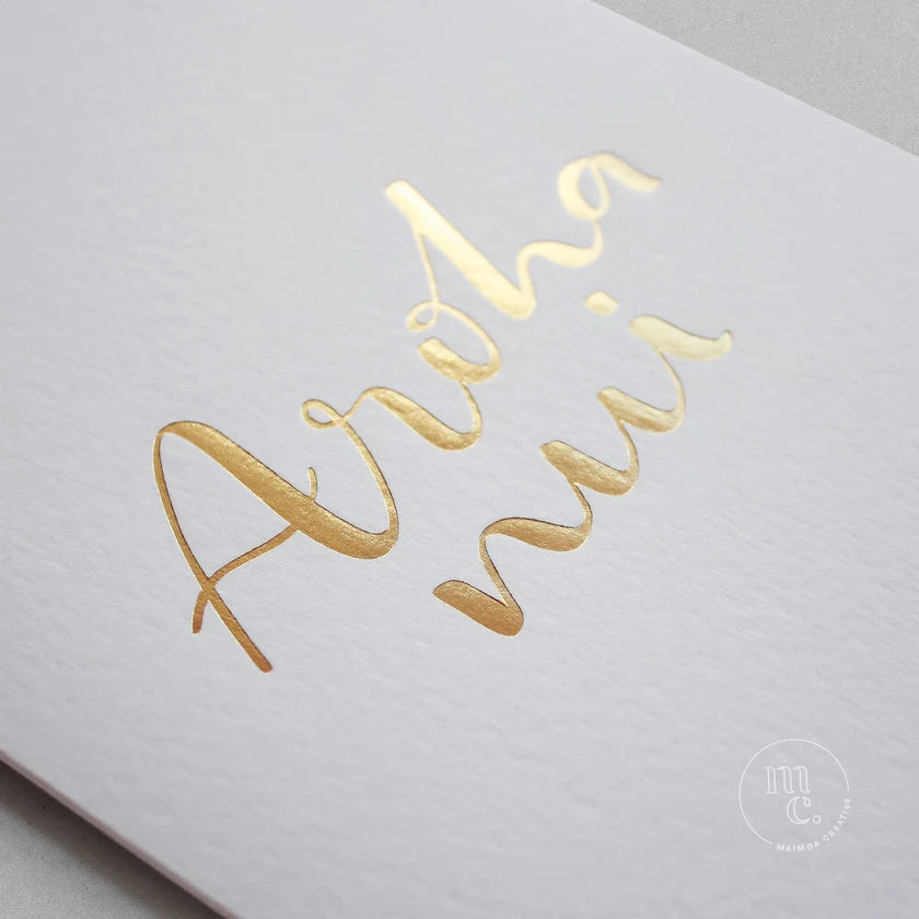 'Much love' Greeting Card