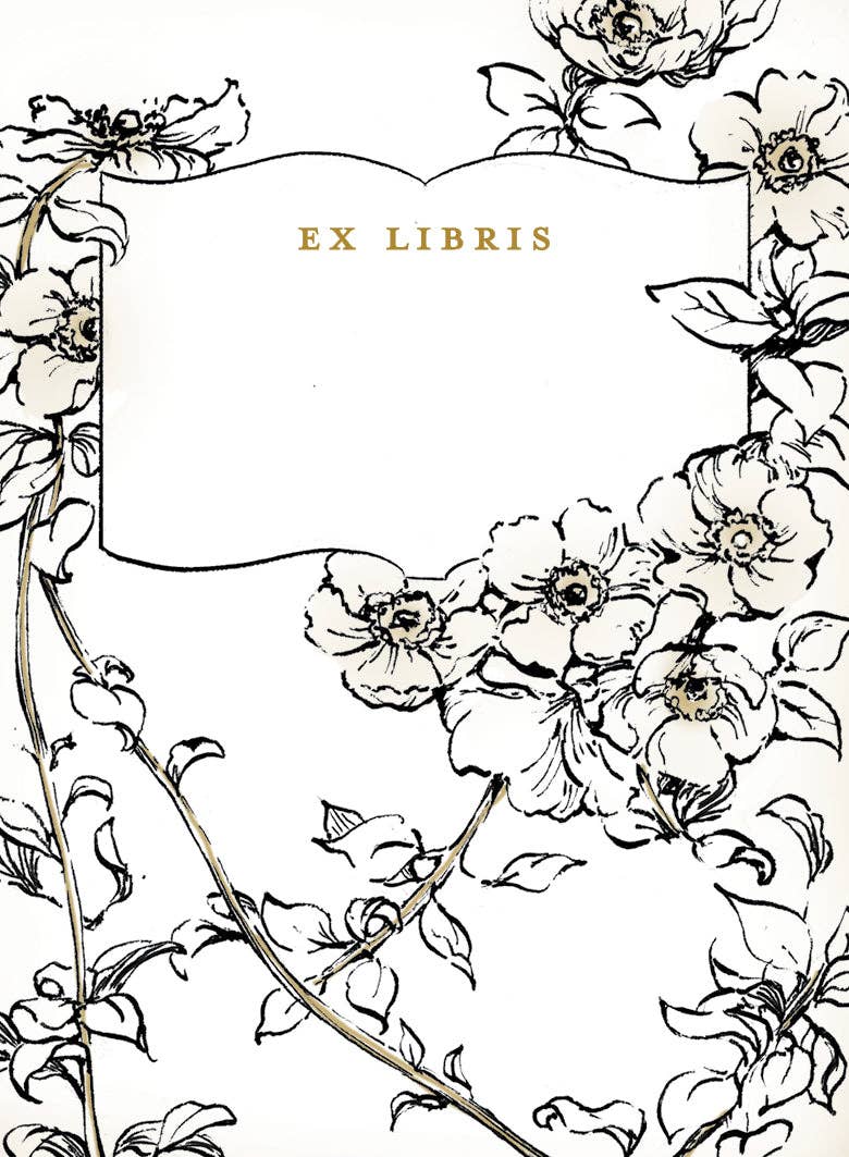 Forest Flowers Bookplates – 10 pack