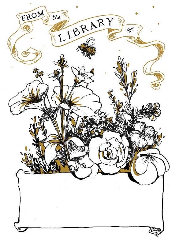 English Garden Bookplates - 10 pack