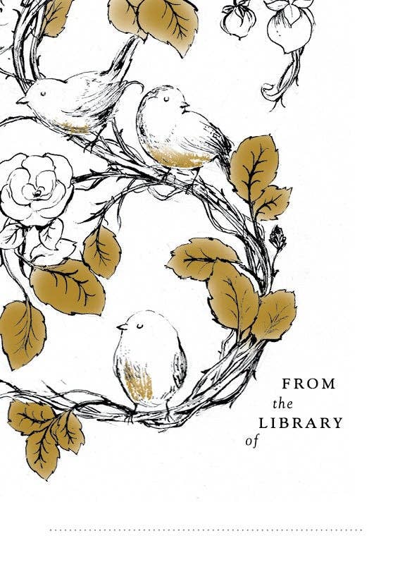 Bird Bookplates - 10 pack