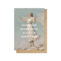 Sunshine Mixed With Hurricane Greeting Card