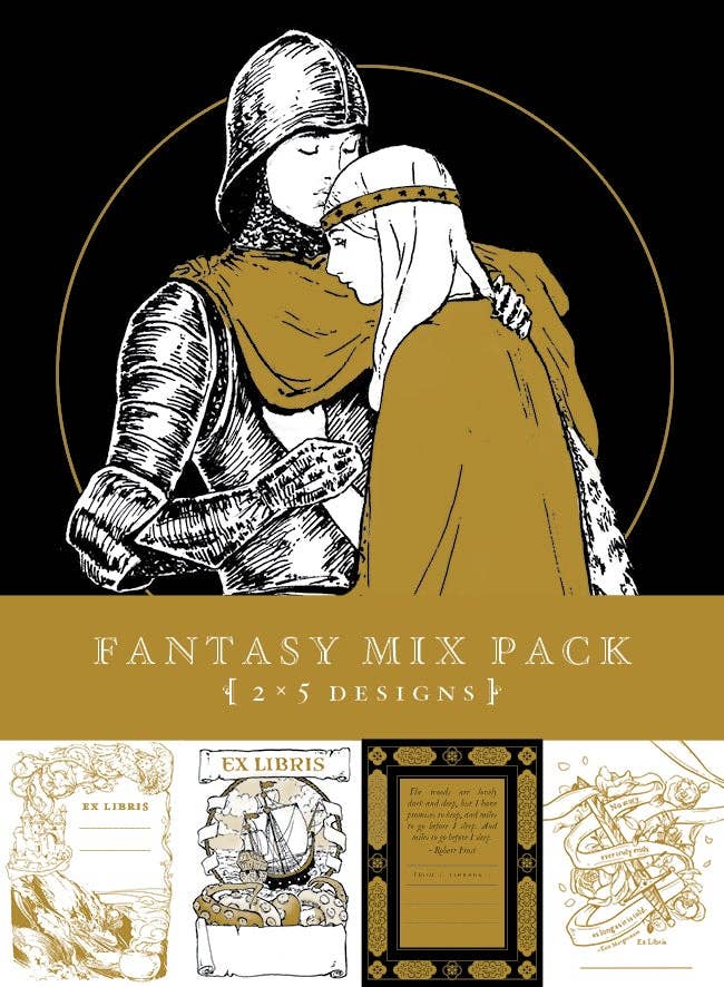 Fantasy Mix Pack Bookplates - 10 pack
