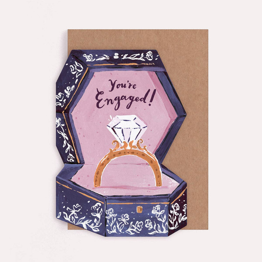 Engagement Ring Box Card