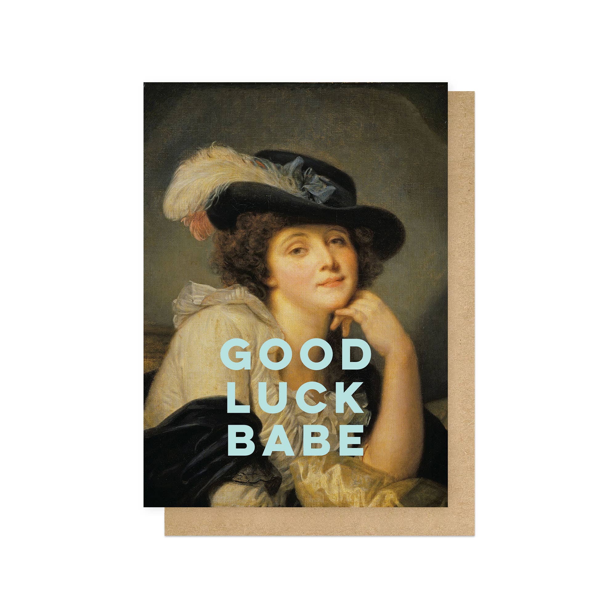 Good Luck Babe Greeting Card