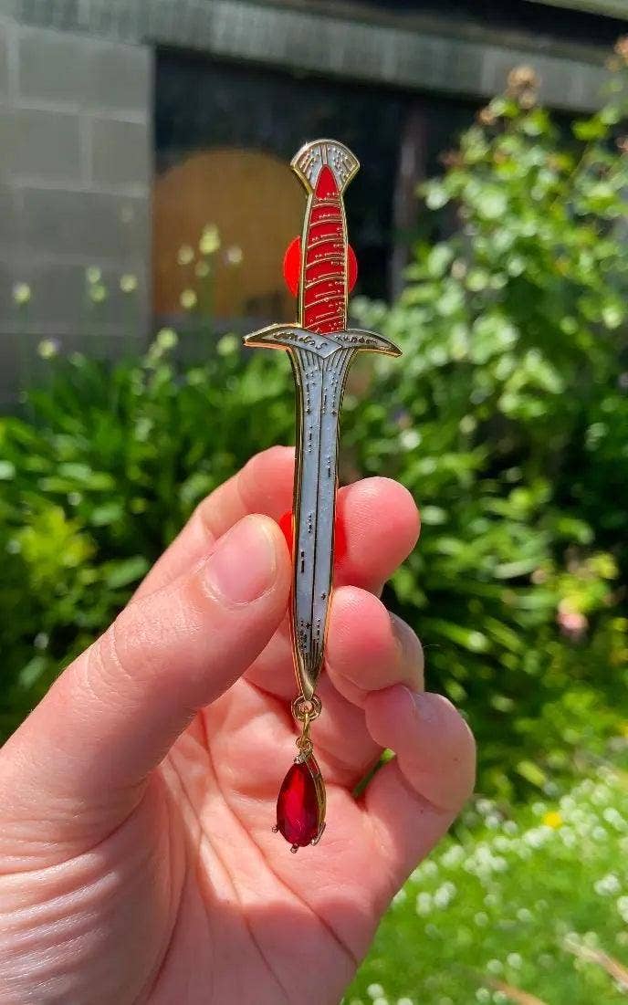 Blood Dagger Enamel Pin | Hard Enamel Pin