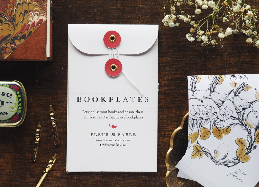 Bird Bookplates - 10 pack