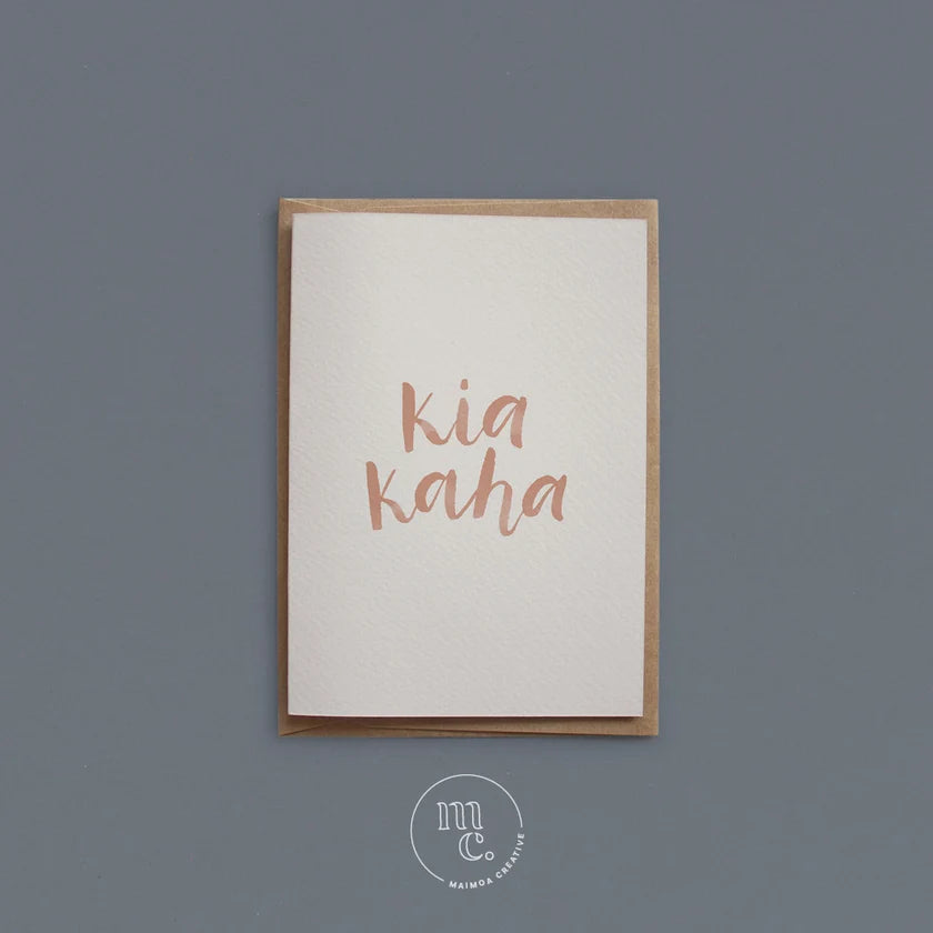 Kia Kaha Greeting Card