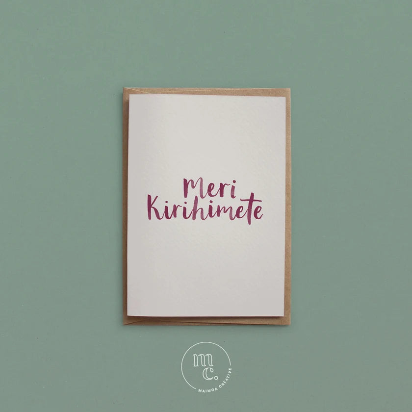 Meri Kirihimete Greeting Card